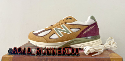 Patina New Balance x CNCPTS 990v4-Pumpernickel/Dark Olivine-U990CPSR-SR: 9 - 12