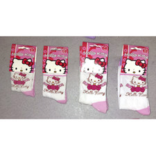 Hello Kitty Socken weiss/rosa verschiedene Größen jeweils 1 Paar