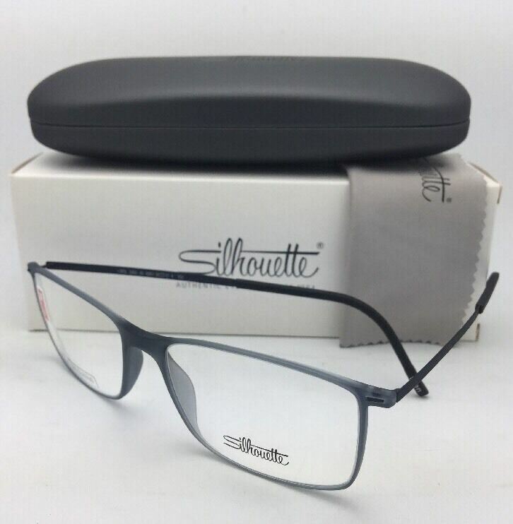 New SILHOUETTE Eyeglasses SPX 2902 40 6051 55-17 Matte Grey New SILHOUETTE Eyeglasses SPX 2902 40 6051 55-17 Matte Grey