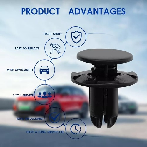 20 piezas de sujetador de clip de retención tipo empuje para guardabarros compatible con Hyundai Kia - Imagen 2 de 3