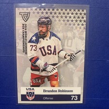 Brandon Robinson RC 2024 USA Lacrosse World Box Championship TFL Card PR: 500