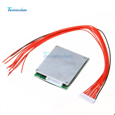10S 36V 35A Li Li-ion Power Protection Boards Li-ion Battery BMS PCB w/ Balance