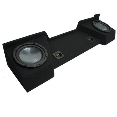 2007-2013 Chevy Silverado Ext Cab Truck Harmony R104 Dual 10'' Sub Box Enclosure