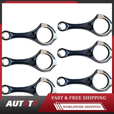 6Pcs Connecting Rods For OM642 MERCEDES BENZ C E M S CLASS GL GLE 3.0 Diesel