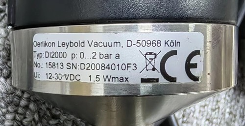 OERLIKON LEYBOLD DI2000, 15813 Vacuum sensor, ship via Fedex/UPS - Picture 4 of 4