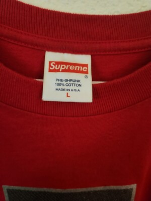 Supreme Chair Tee Red Black Silver Shirt Men's Size Large SS18 | eBay