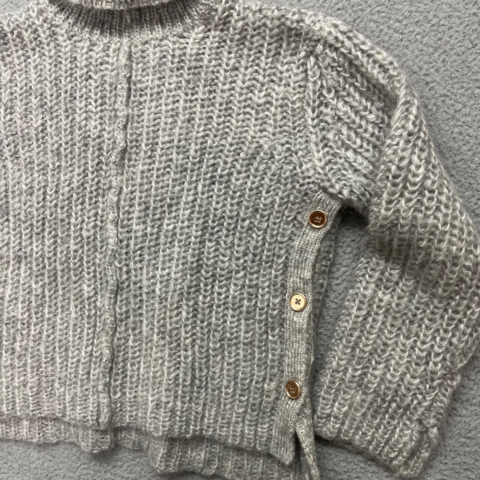 Julie Fagerholt Heartmade Sweater Womens M Gray K… - image 3