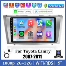 For Toyota Camry 2007/2008/2009/2010/2011 Car Radio Stereo GPS Player Carplay FM
