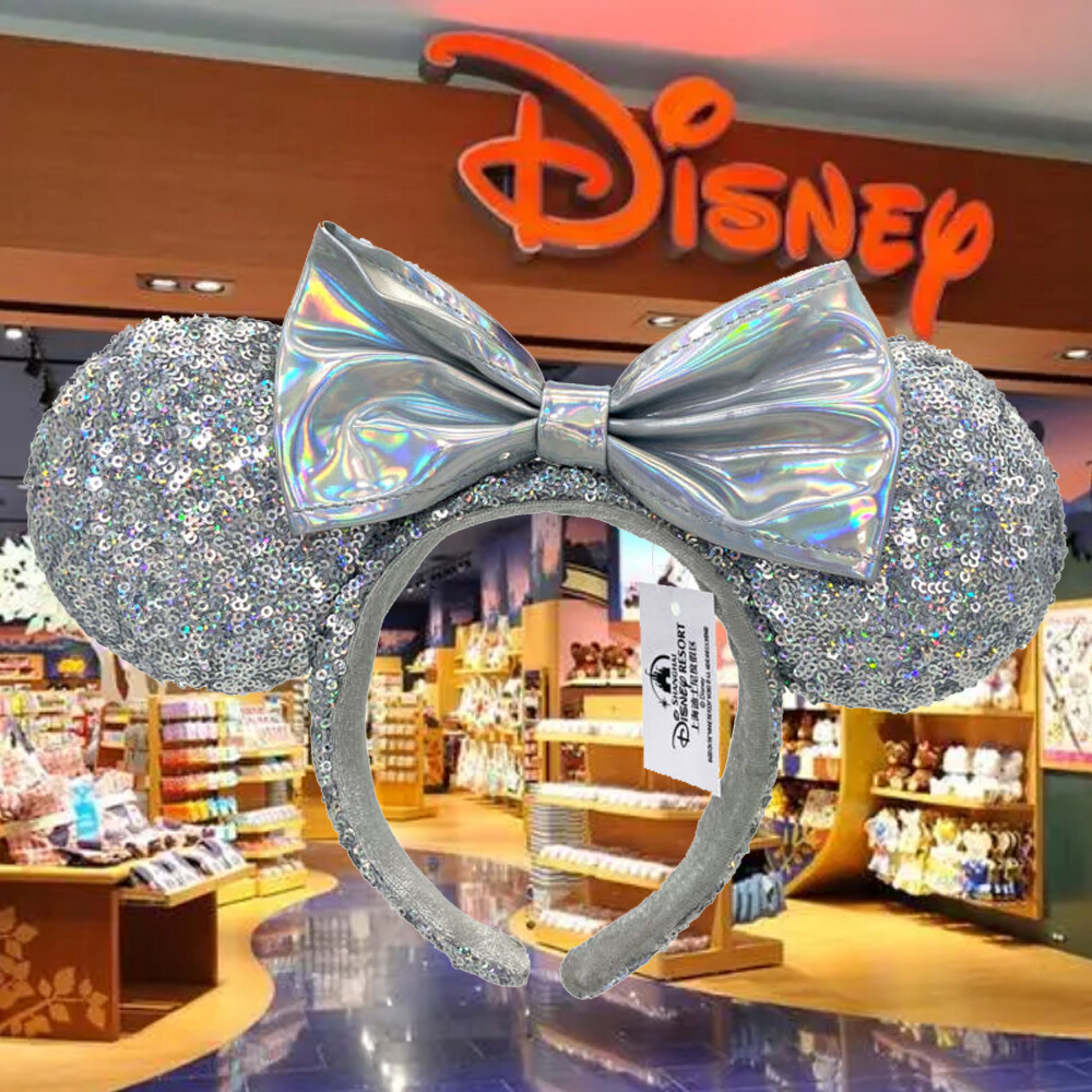 Disney~ Parks Silver Minnie Ears Cinderella Edition Magic  display picture 2