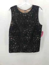 Pre-Owned Studio M Black Size Large Tank Top