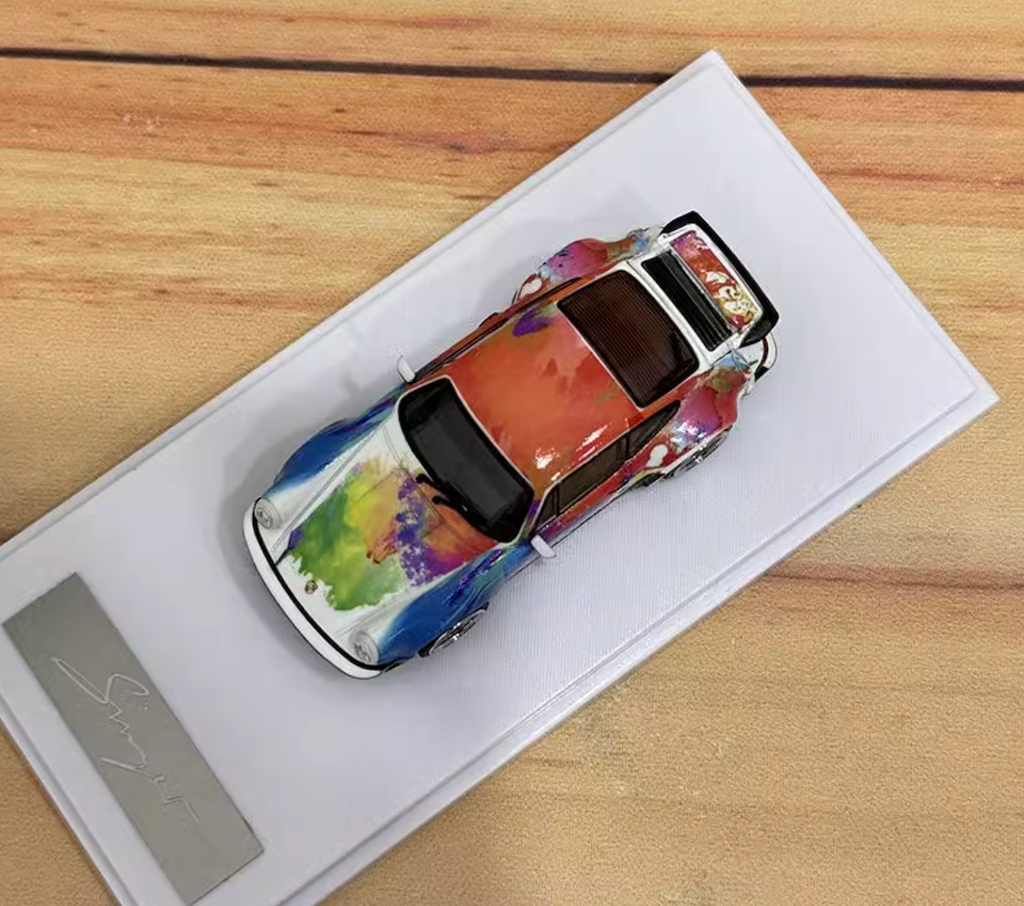Modèle Réduit 1:64 Porsche 930 Turbo Singer – Rhino Model, Neuf, Collection
