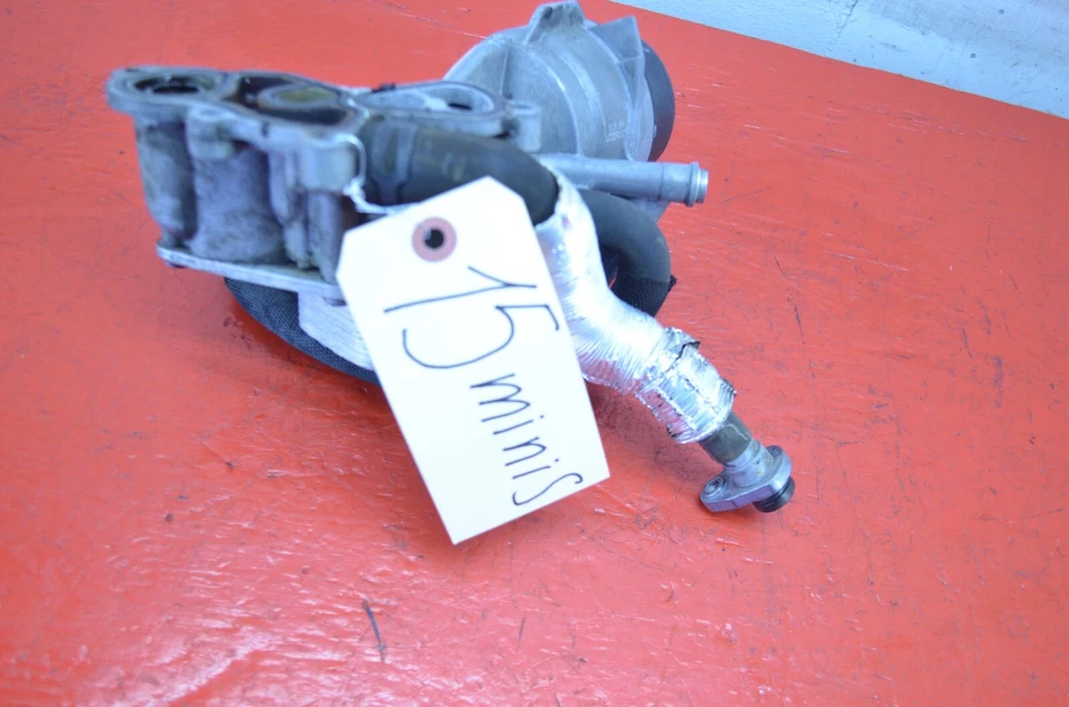 11-16 迷你 COOPER COUNTRYMAN S R60 1.6L 涡轮发动机油过滤器房 原始设备制造商 — 第 2/4 张图片