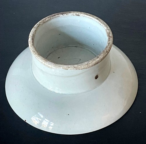 Korean Ceramic Ritual Offering Stemmed Dish with Inscription Joseon Dynasty - 第 6/12 張圖片