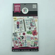 mmBi Create 365 The Happy Planner Big Ideas Stickers 30 Sheets 1234 Pieces