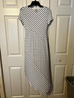 chico's black and white dress Size MEDIUM CHICO'S Black White Geometric Dress – Shop Prior Attire