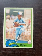 1981 O-Pee-Chee baseball OPC #201 Phil Niekro HOF - Atlanta Braves NRMT
