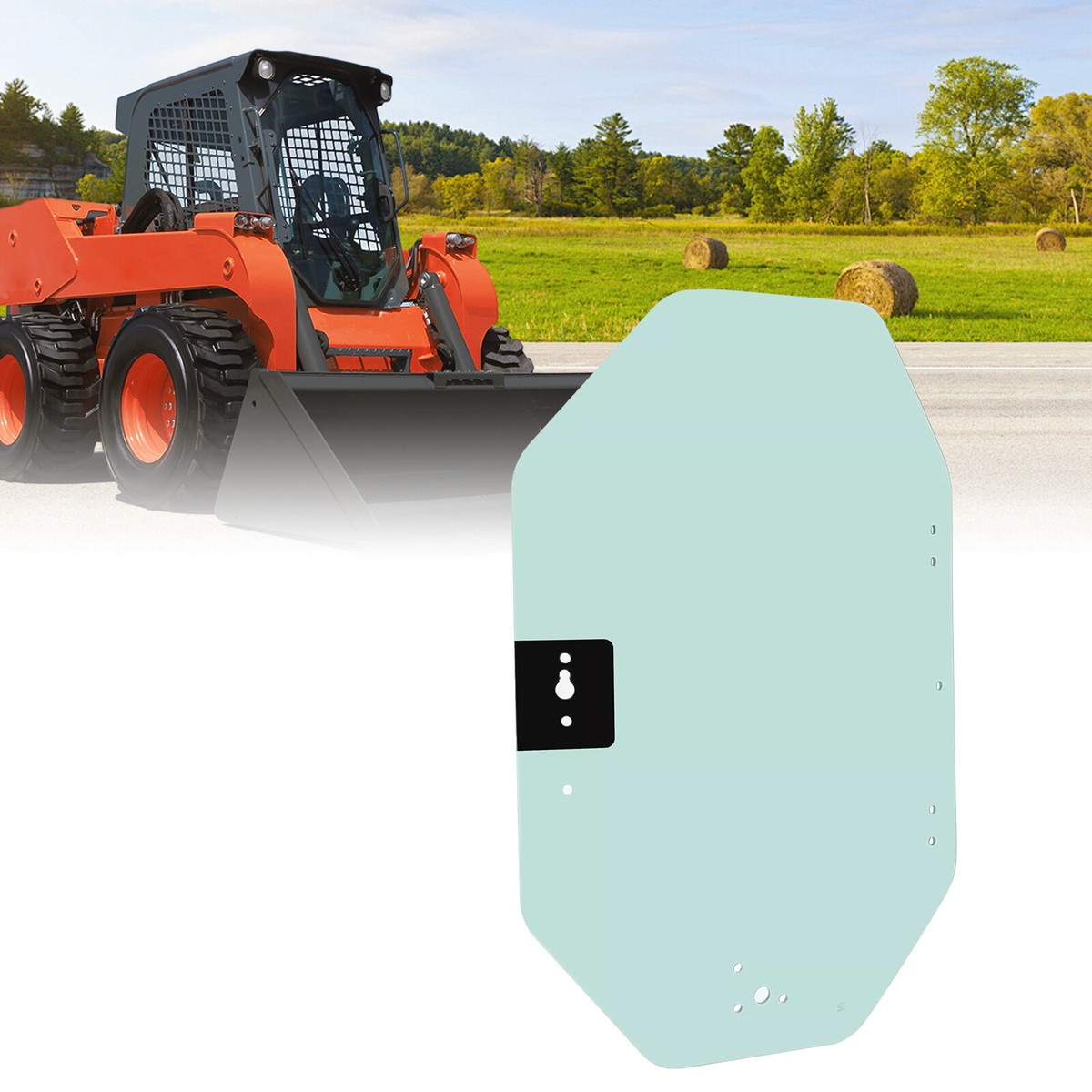 Cab Glass-Door For Mustang Gehl R220 V400 R190 V270 R260 V330 Skid