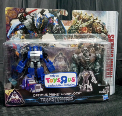 Transformers The Last Knight Optimus Prime Grimlock Toys R Us Exclusive Hasbro