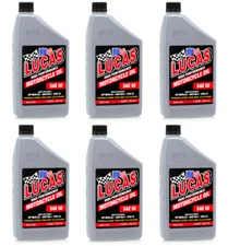 Lucas 10712 50 WT High Performance Motorcycle Oil; Case of 6 - 1 Quart Bottles