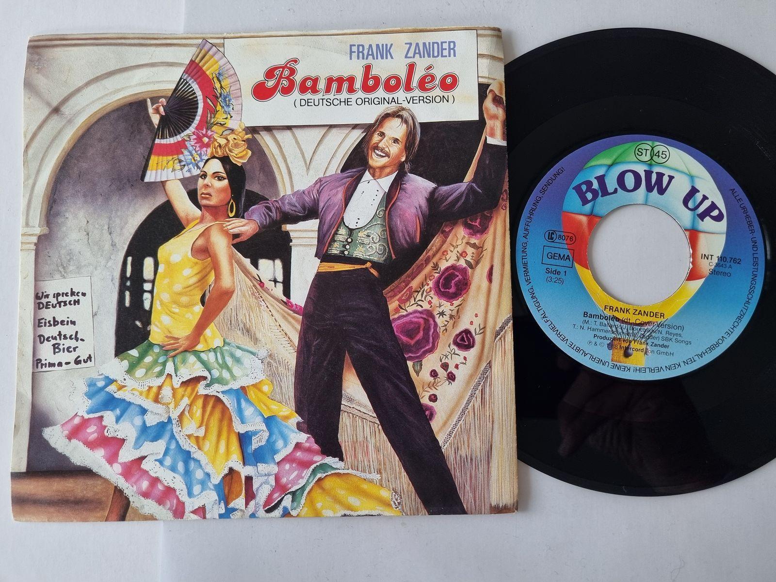 7"" Single Frank Zander - Bamboleo Vinyl Germany/ CV Gipsy Kings