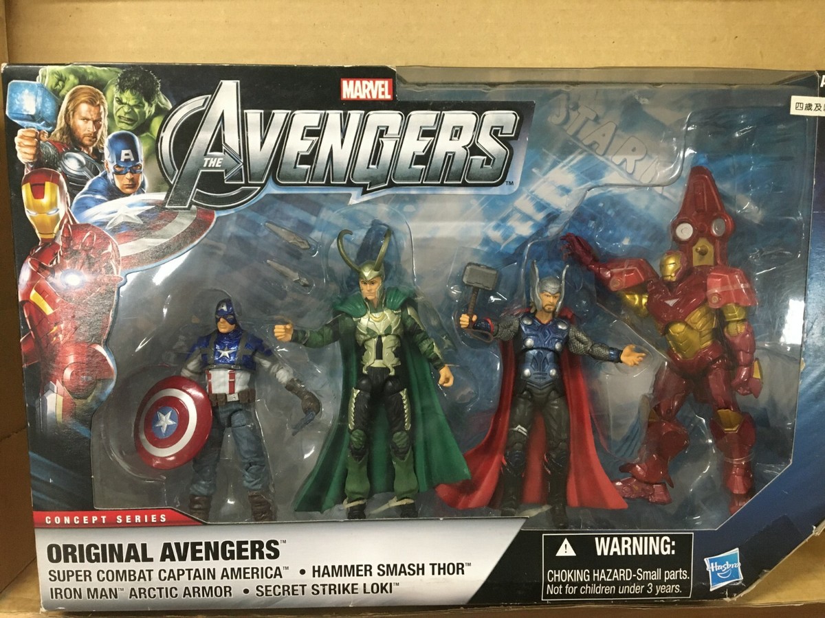 Marvel Universe Original Avengers Action Figure Set Concept Series 