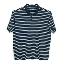 Under Armour HeatGear Mens Polo Shirt 2XL XXL Loose Fit Blue Short Sleeve UA