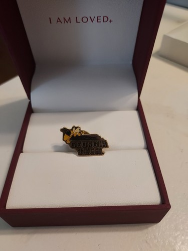 Georgia Tech Pins Yellow Jackets Hat Lapel Display Box Not Included - Picture 2 of 3