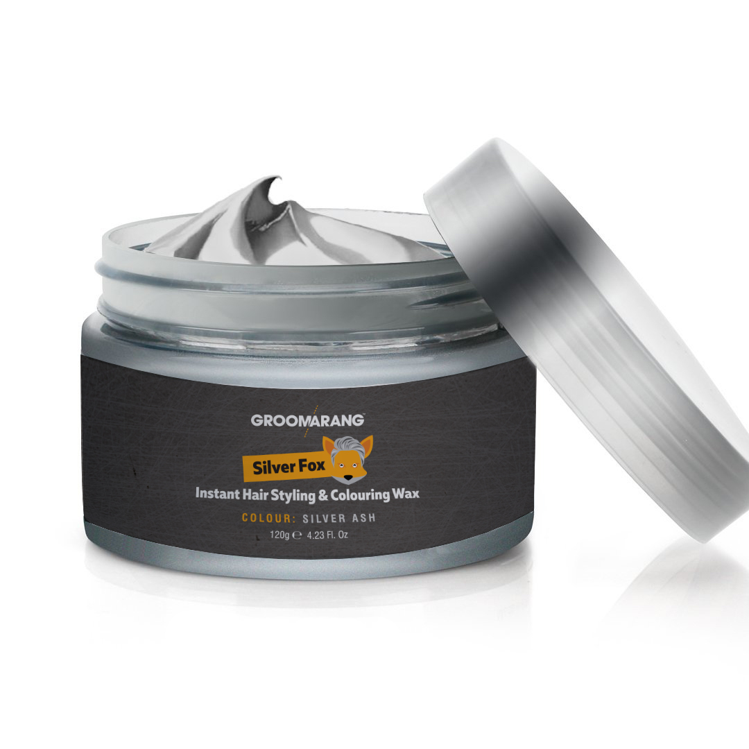 Hair Wax Silver Ash Silver Fox - Colouring Styling Washable