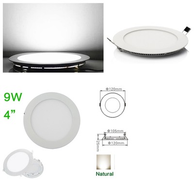 Spot Encastrable Carré Design Blanc Froid LED 9W Avec Transformateur - Neuf AD
