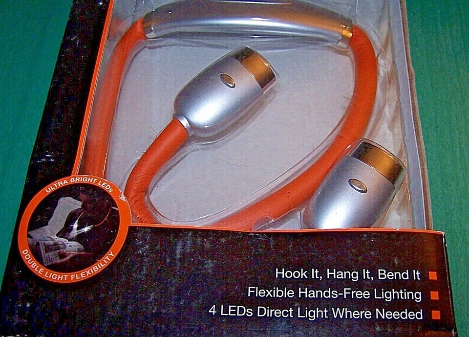 HANDS-FREE LED WRAP LIGHT - The Sharper Image - Multiple Uses! - NIB (Box worn) - Image 2 of 4