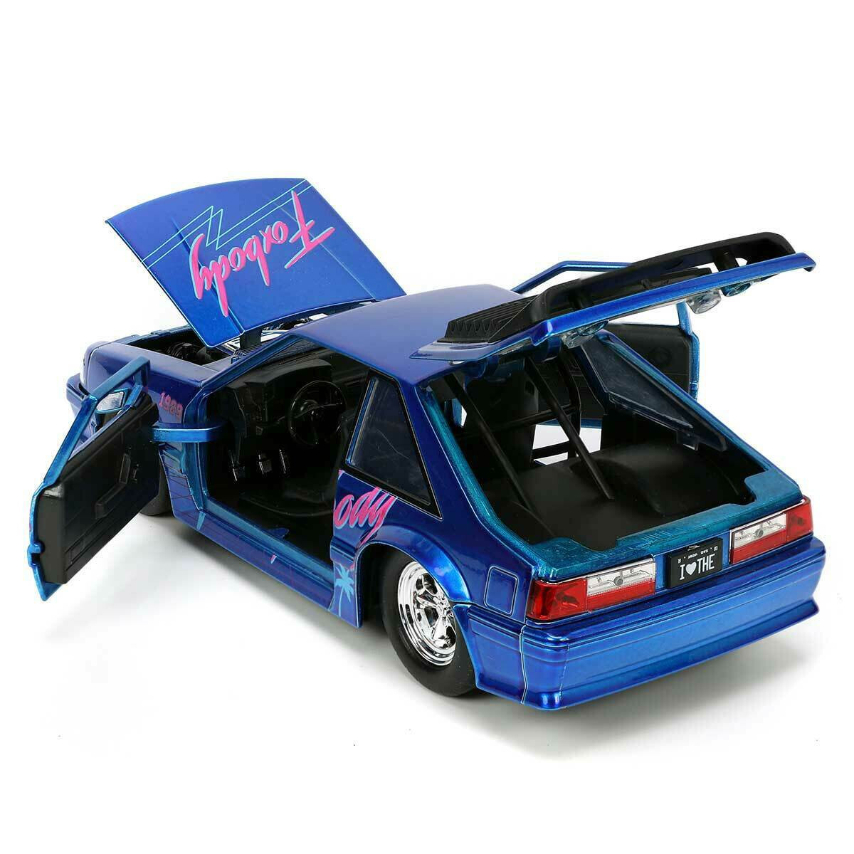ミニカー I LOVE THE 1980's 1989 FORD MUSTANG GT I Love The 80's 1989 Ford Mustang GT Jada, Diecast Car, 8