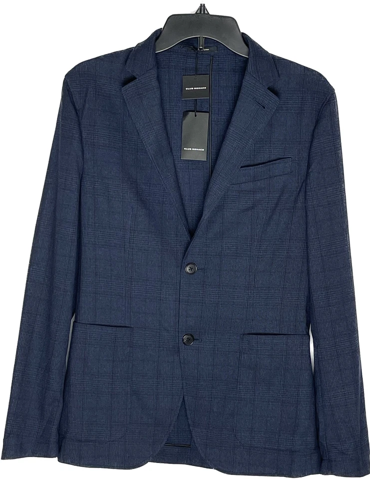 Blazer Club Monaco Para Hombre Azul Marino Grant Traje No Estructurado Chaqueta Talla 36 Minorista $329 Foto 2 de 4