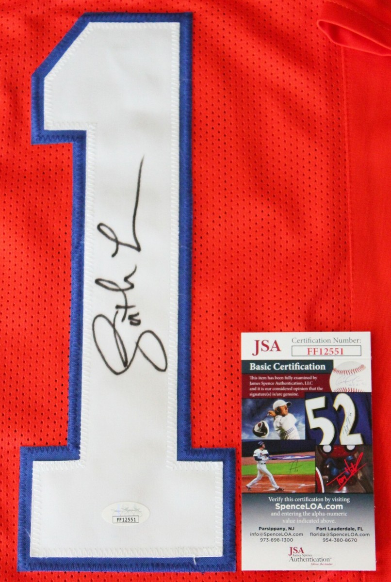 JONATHAN LOUGHRAN SIGNED THE WATERBOY MUD DOGS JERSEY ROBIDEAUX
