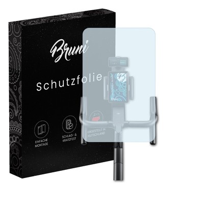 Bruni 2x Folie für Technogym Skillbike Schutzfolie Displayschutzfolie