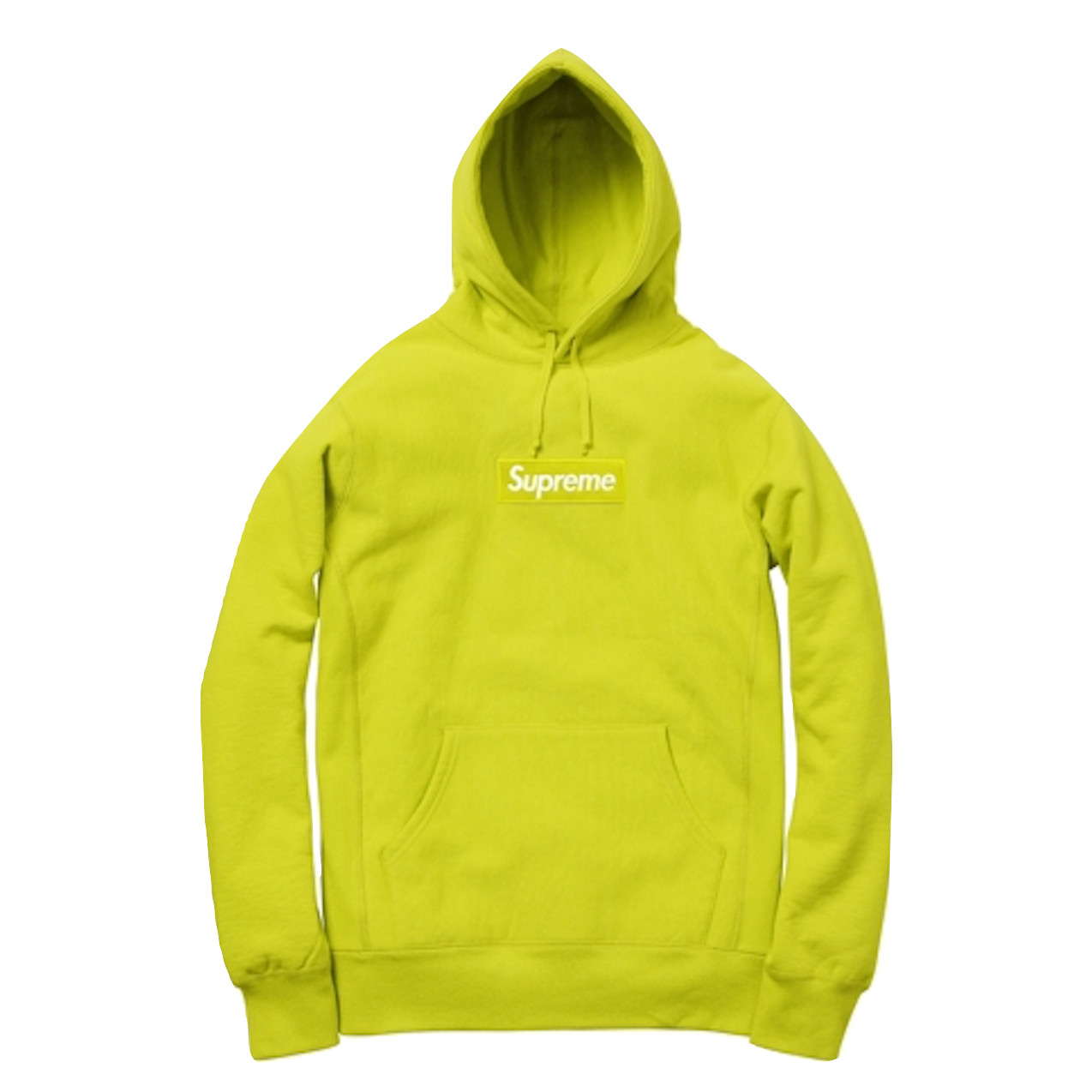 Толстовка с капюшоном Supreme Box с логотипом Acid Green FW 13 369990₽