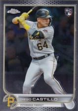 ⚾️ 2022 TOPPS CHROME UPDATE ROOKIE - DIEGO CASTILLO RC #USC27 PIRATES