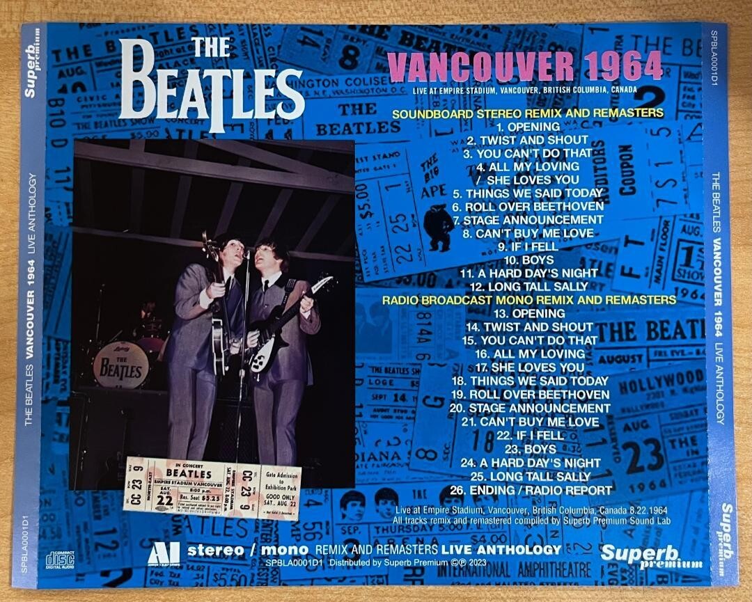 THE BEATLES / LIVE ANTHOLOGY 1964 - AI 4Titles (4CD) no case | eBay