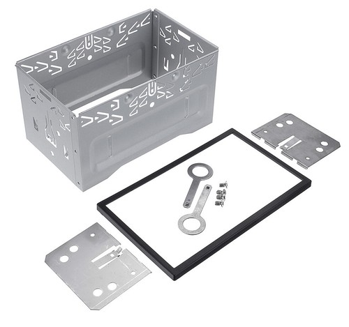 Universal 2 Din Car Stereo Radio DVD Player Dash Installation Frame Mounting Kit - 第 6/12 張圖片
