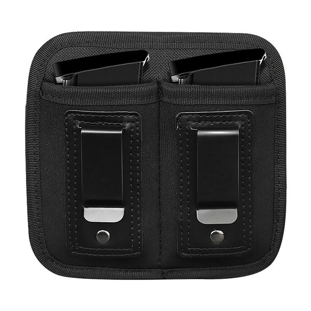 Concealed Carry IWB Double Magazine Pouch for 9mm .40 .45 .380 .357 Mag Holster-image