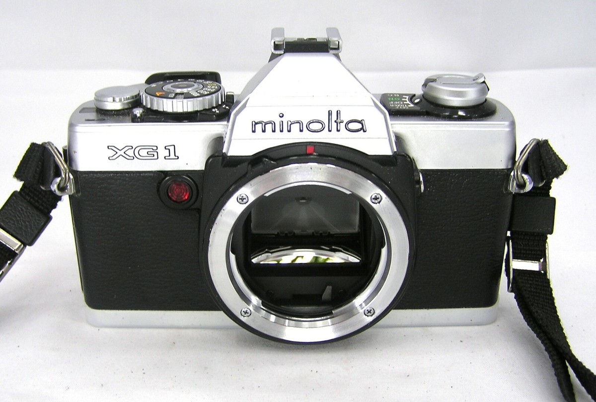 FILM TESTED* MINOLTA XG-1 (XG-S) CAMERA WITH MD ROKKOR 50mm F1.4