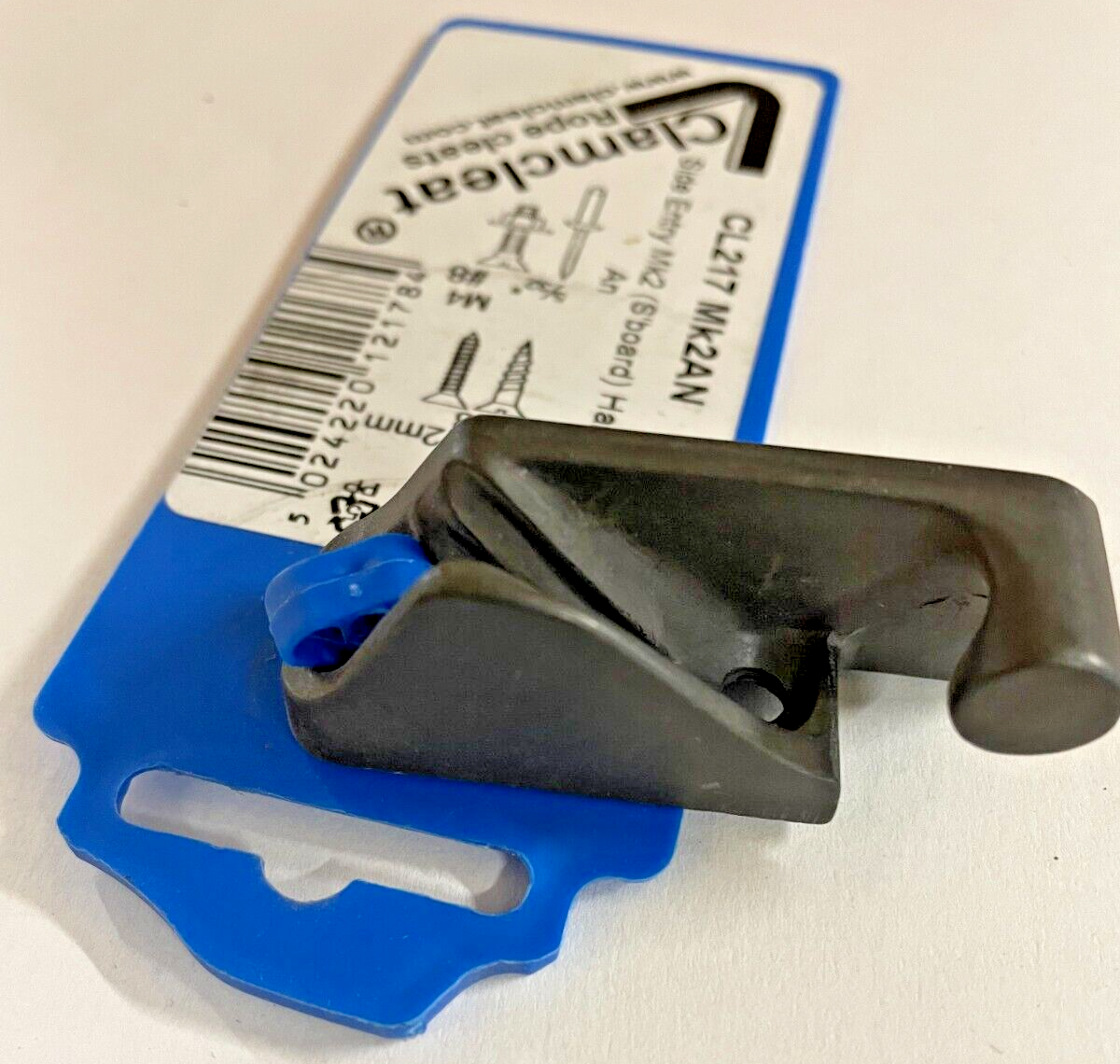 Clamcleat Side Entry MK1 Starboard Hard Anodised Cleat CL217MK1AN PG4