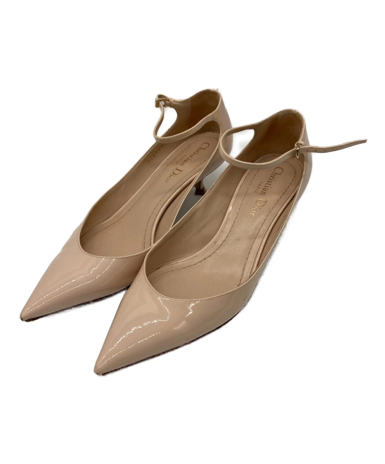 Christian Dior Chaussures Escarpins Talon EU 36,5 US 6,5 Beige Authentique