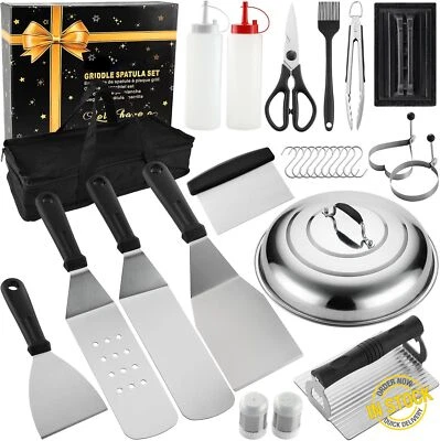Blackstone Grill Accessories Kit, 28PC BBQ Griddle Tools Set For Outdoor Camping