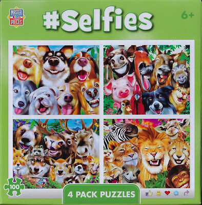 Master Pieces - 'Selfies' 4 Pack - each 10x8'', 100 pc