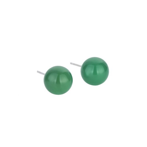 Orecchini eleganti cinesi giada verde - simbolo di fortuna e prosperità - Foto 2 di 3