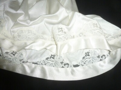 Jupon Vintage Dentelle Noire – Taille élastique 52/54/56, Longueur 59 Cm, Ref NOO60