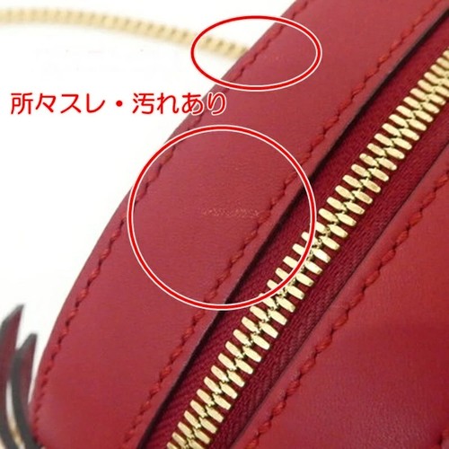 Gucci GG Supreme Holiday Collection Shoulder Bag Canvas Beige Red 40953 Auth - Picture 7 of 20