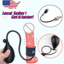 Inflatable Ball Stretcher Penis Anal Plug Pump Sounds Sounding Sex Toys Bondage