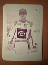 2024 Panini Donruss Racing #98 Connor Mosack 1/1 printing plate