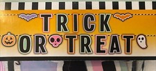Halloween Trick Or Treat Banner. New